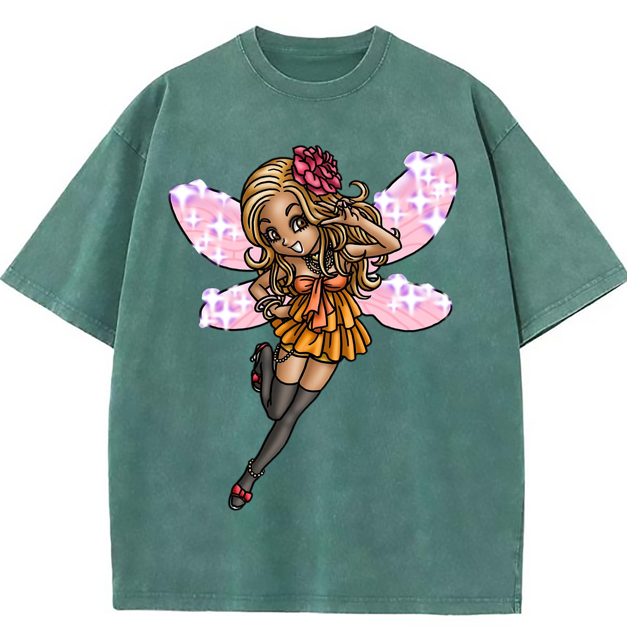 （画像用） ドラゴンクエスト Doragon Kuesuto Dragon Quest 綿100% ヴィンテージ風 半袖Tシャツ（フロントプリント）